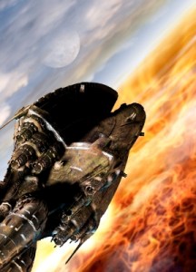 "Spaceship and Planet" ID-100125978